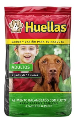 4 Huellas Adultos X3 Kgs