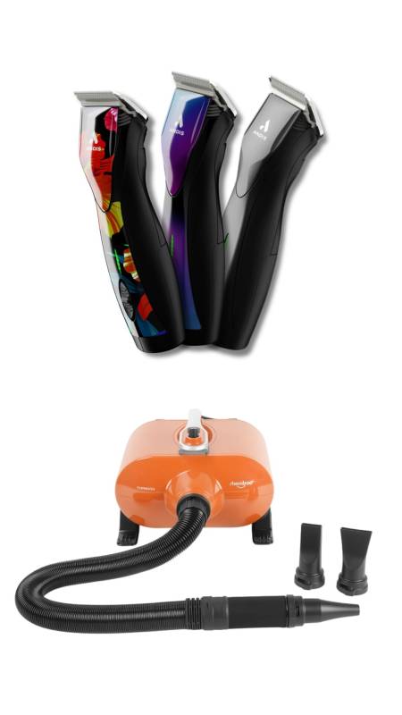 Kit Premium Andis Pulse Zr Ii (Modelo A Elección) + Turbina De Secado Shernbao