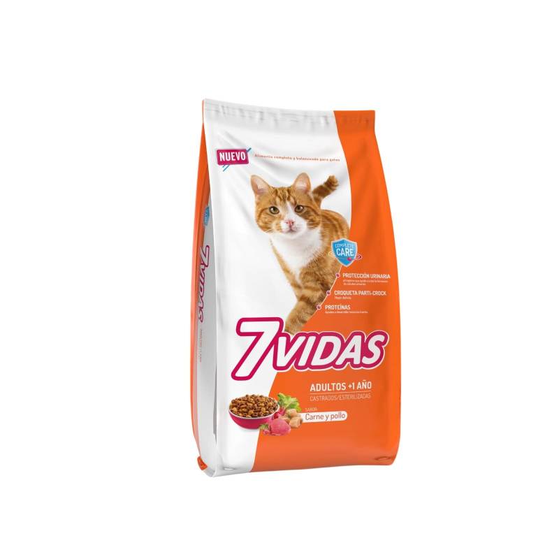 7 Vidas Gato Adulto Carne Y Pollo 1,5Kg