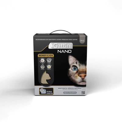 Piedras Sanitarias Gato Gattini Nano X 7 Kg