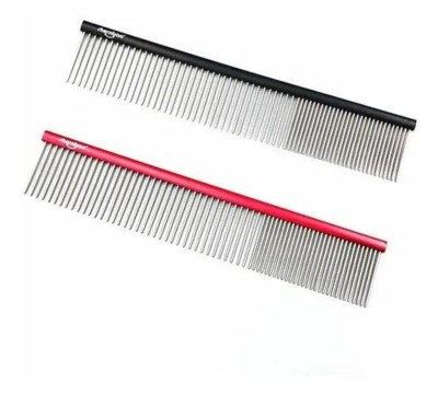Peine Profesional Shernbao Acero Inoxidable 24 Cm Grooming