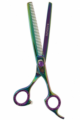 Tijera De Entresacar 7.5 Titanio Multicolor