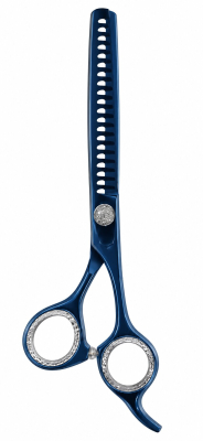 Tijera Diente De Tiburon 7.5 Azul Titanio
